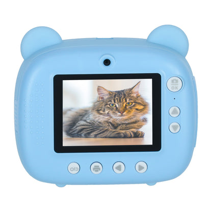 Kids Instant Print Camera Bear Blue – Thermal Print Camera