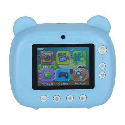 Kids Instant Print Camera Bear Blue – Thermal Print Camera