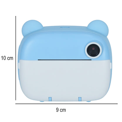 Kids Instant Print Camera Bear Blue – Thermal Print Camera