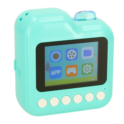 Kids Instant Print Camera Green 24MP – Thermal Print Camera