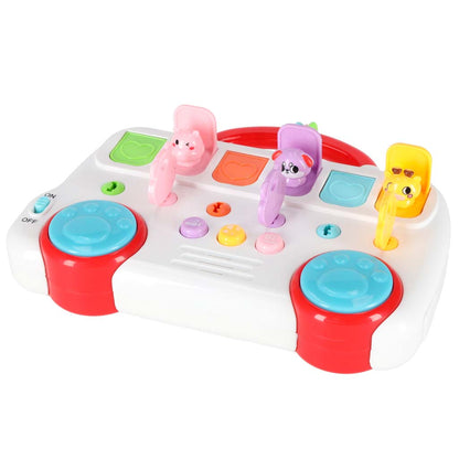 Musical Learning Bus with Keys & Pop-Up Animals – 3+