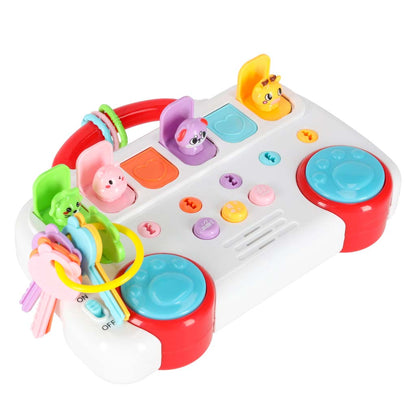 Musical Learning Bus with Keys & Pop-Up Animals – 3+