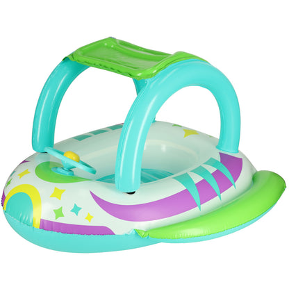 Bestway 34149 Inflatable Kids Float Boat with Seat & Steering Wheel – Space