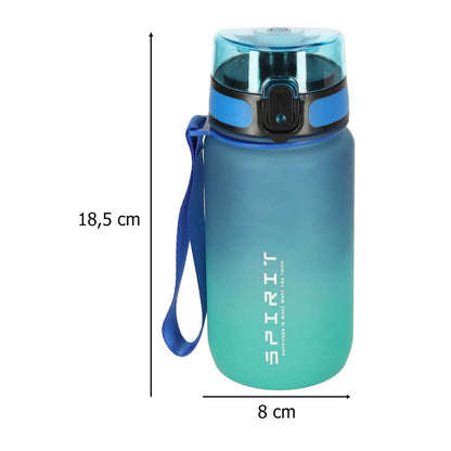 Bidon dla dzieci 600 ml – niebiesko-zielony bidon sportowy