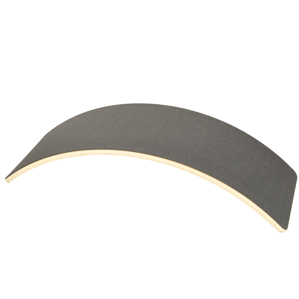 Montessori Balance Board for Kids with Felt – Wooden Wobble Board Grey