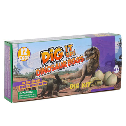 Dinosaur Excavation Kit – 12 Fossil Eggs