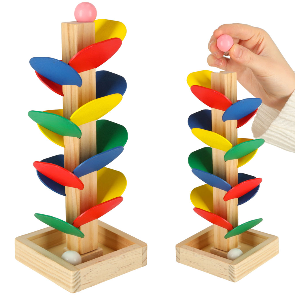 Wooden Marble Tree Educational Toy