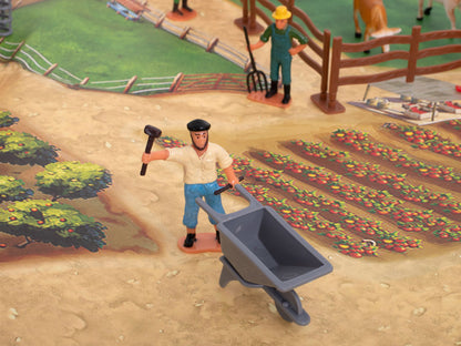 49-Piece Farm Play Set with Animals & Tractors