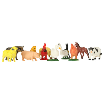 Farm Animal Figures Set – 12-Piece Educational Farm Toys