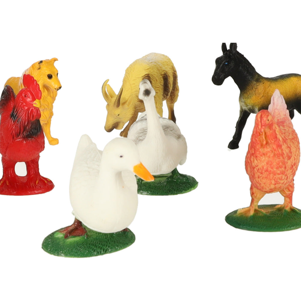 Farm Animal Figures Set – 12-Piece Educational Farm Toys