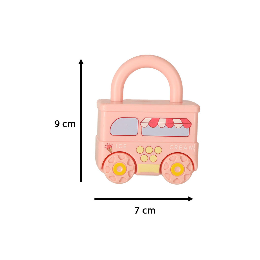 Montessori Vehicle Lock & Key Set – 6 Cars & 7 Keys 18M+