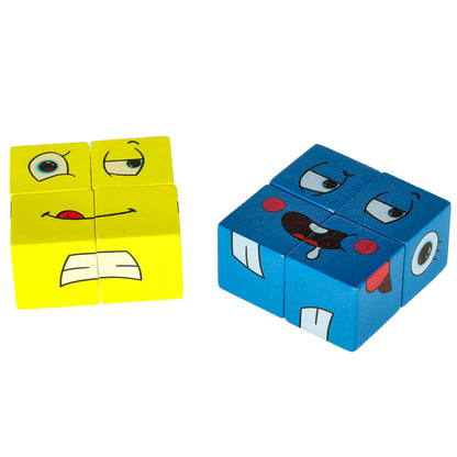 Emotion Challenge Wooden Block Puzzle Game 3+