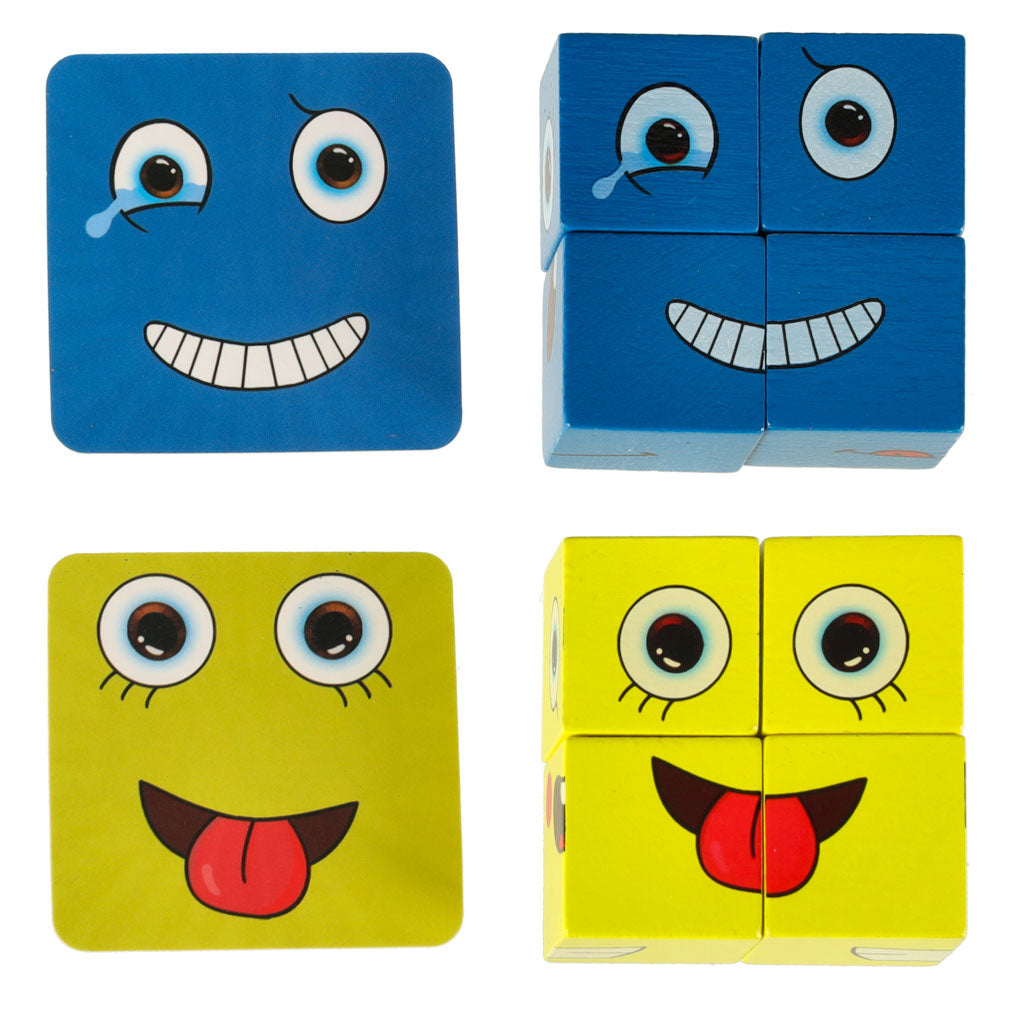 Emotion Challenge Wooden Block Puzzle Game 3+