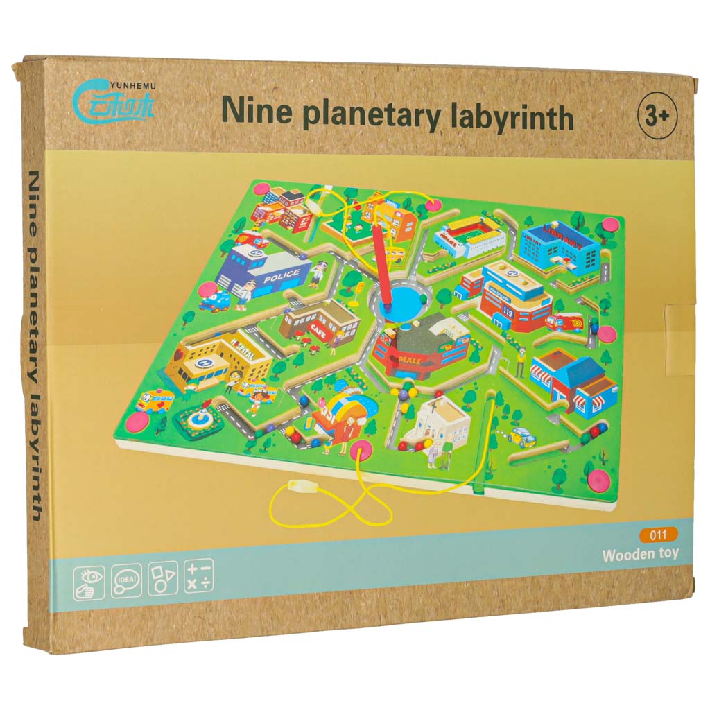 Magnetic Maze Game for Kids 3+ – Farm Travel Toy