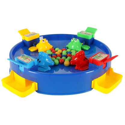 Jumping Frogs Family Board Game for 2–4 Players - Blue