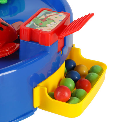 Jumping Frogs Family Board Game for 2–4 Players - Blue