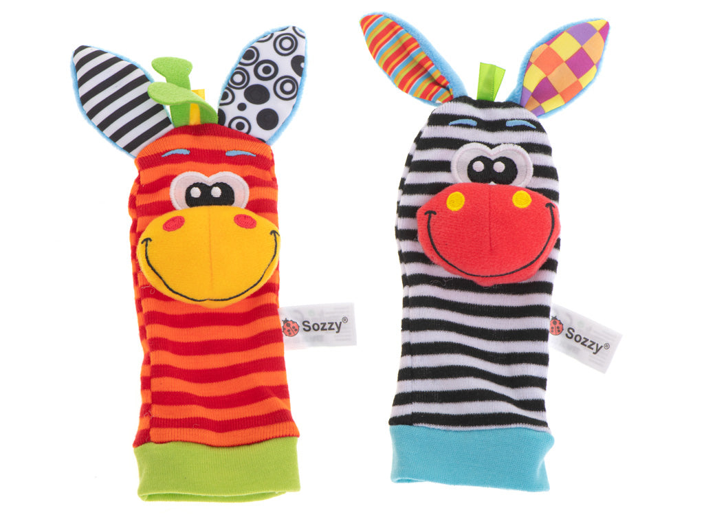 Colorful Animal Baby Socks – 2 Pack