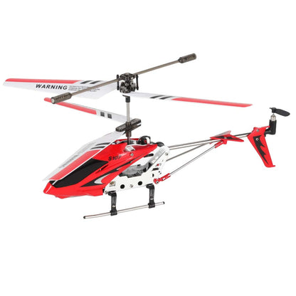 Helikopter zdalnie sterowany SYMA S107G RC Czerwony – Helikopter zdalnie sterowany z żyroskopem