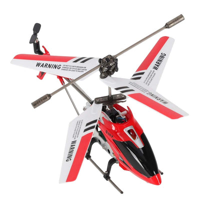 Helikopter zdalnie sterowany SYMA S107G RC Czerwony – Helikopter zdalnie sterowany z żyroskopem