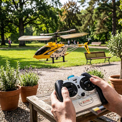 Helikopter zdalnie sterowany SYMA S107G Żółty – Żyroskop RC