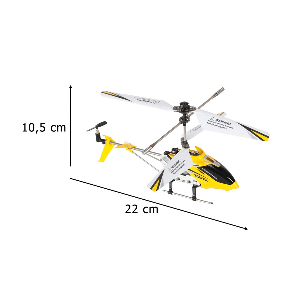 Helikopter RC Syma S107H – Żółty, 2,4 GHz, stabilizacja żyroskopowa