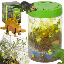 Zestaw do stworzenia terrarium z dinozaurami dla dzieci od 6 lat – lampka nocna LED
