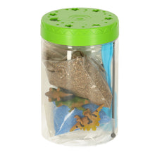 Zestaw do stworzenia terrarium z dinozaurami dla dzieci od 6 lat – lampka nocna LED