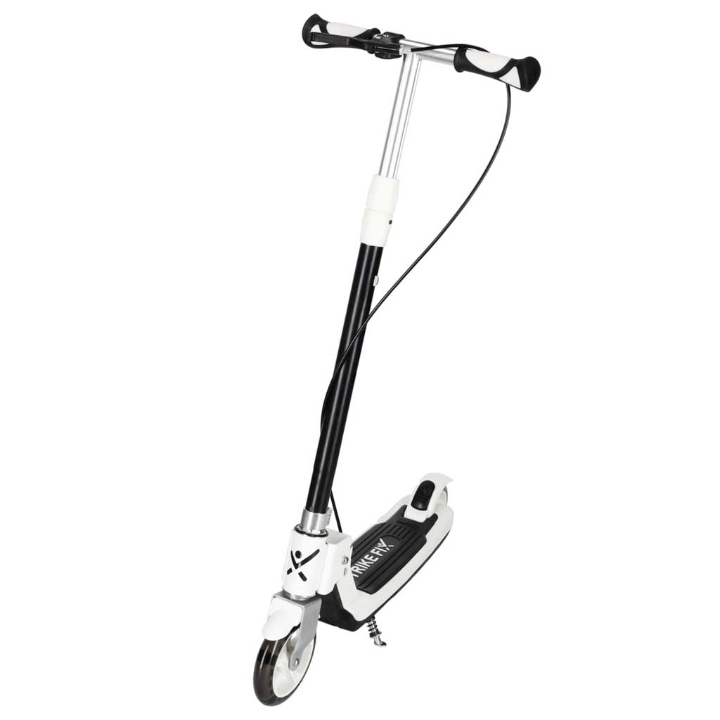 TRIKE FIX Foldable Kids Scooter with LED Wheels – Black