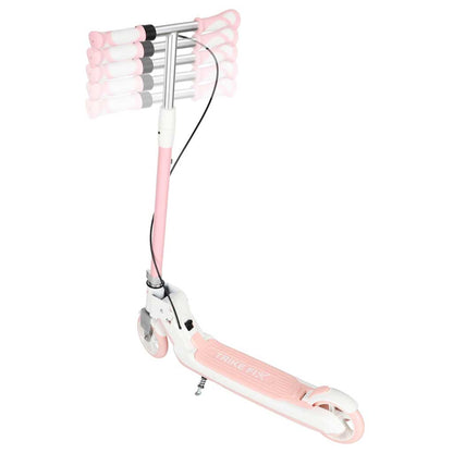 TRIKE FIX Foldable Kids Scooter with LED Wheels – Pink
