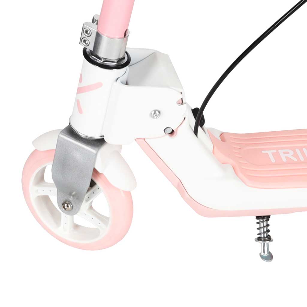 TRIKE FIX Foldable Kids Scooter with LED Wheels – Pink