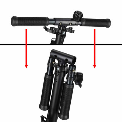 Hulajnoga miejska składana TRIKE FIX – duże koła, czarno-fioletowa