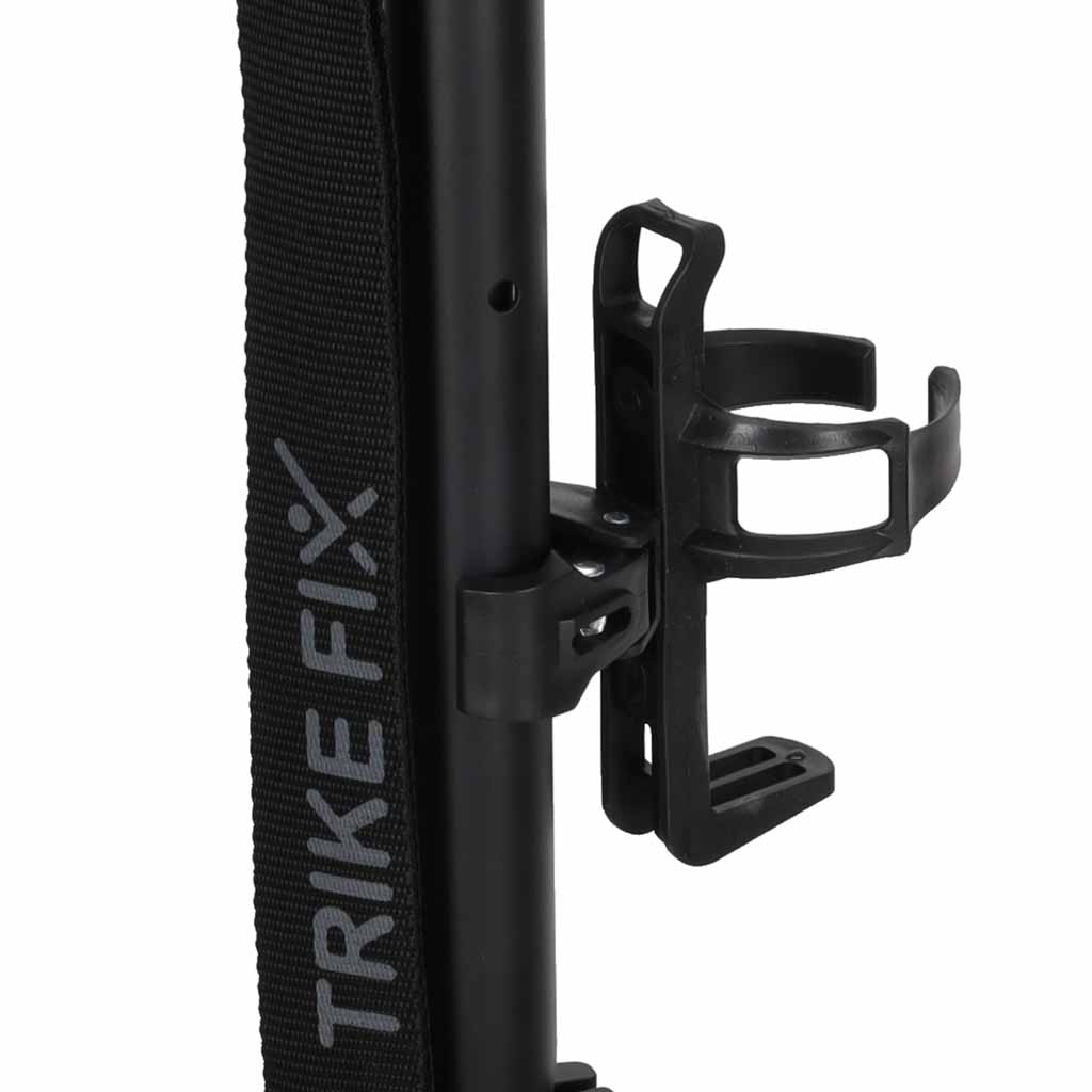 TRIKE FIX Foldable City Scooter – Large Wheels, Black & Grey