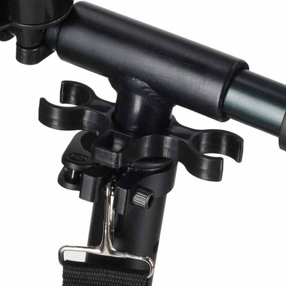 TRIKE FIX Foldable City Scooter – Large Wheels, Black & Grey
