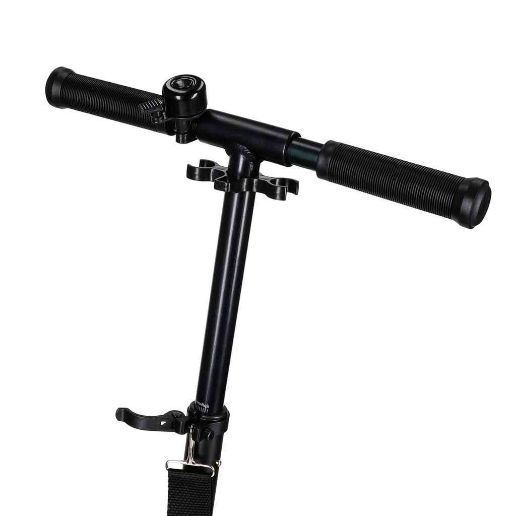 TRIKE FIX Foldable City Scooter – Large Wheels, Black & Grey