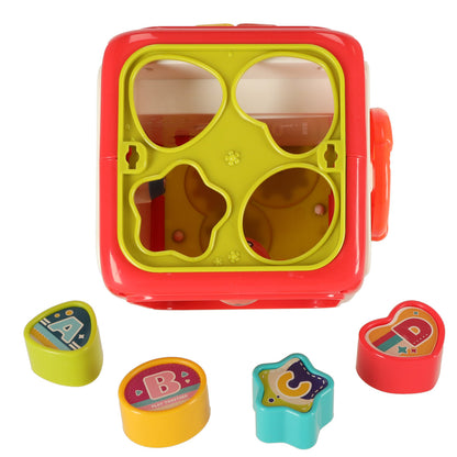 Interactive Educational Activity Cube – Shape Sorter & Piano 18M+