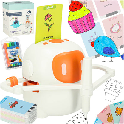 Interactive Step-by-Step Drawing Robot for Kids