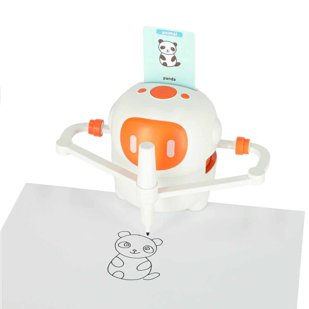 Interactive Step-by-Step Drawing Robot for Kids