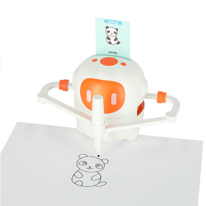 Interactive Step-by-Step Drawing Robot for Kids