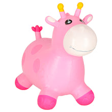 Inflatable Giraffe Hopper for Kids 3+ with Pump – Bouncy Toy