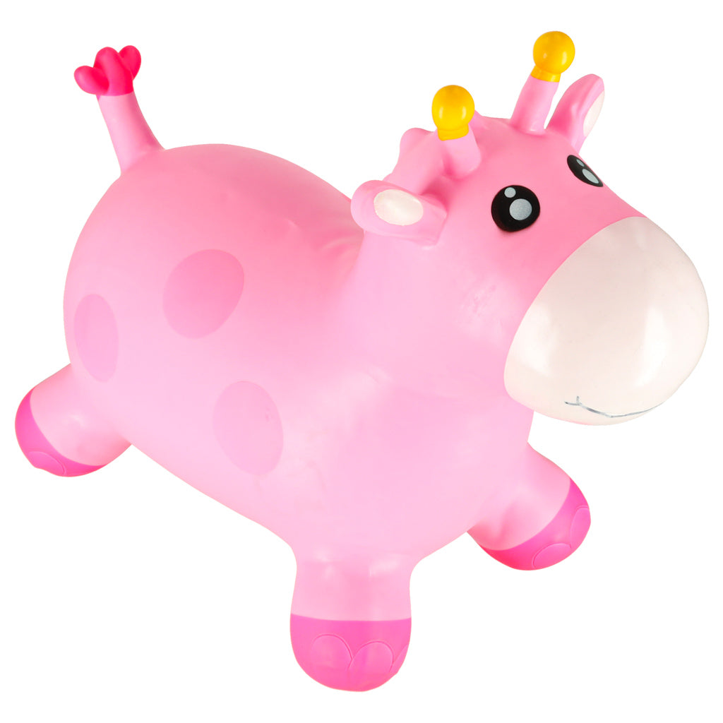 Inflatable Giraffe Hopper for Kids 3+ with Pump – Bouncy Toy