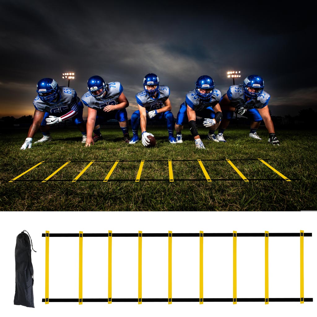 6m Agility Training Ladder with Carry Bag – Yellow