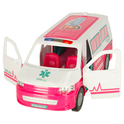 2-in-1 Ambulance & Mobile Hospital Playset with Doctor Doll