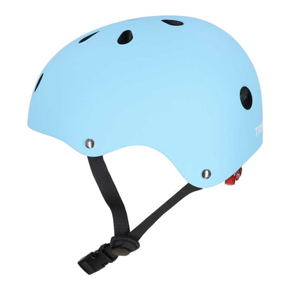 Kask rowerowy dla dzieci Trike Fix z diodą LED – niebieski, M 55–58 cm
