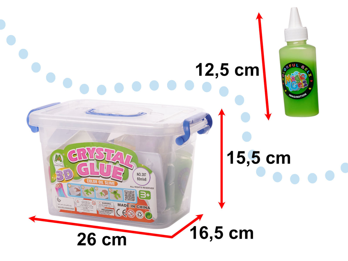 Magic 3D Gel Art Kit – DIY Creative Gel Figure Making Set for Kids