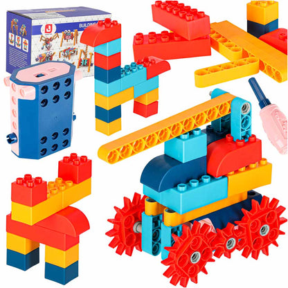 STEM Building Blocks with Motor – 116 Pieces