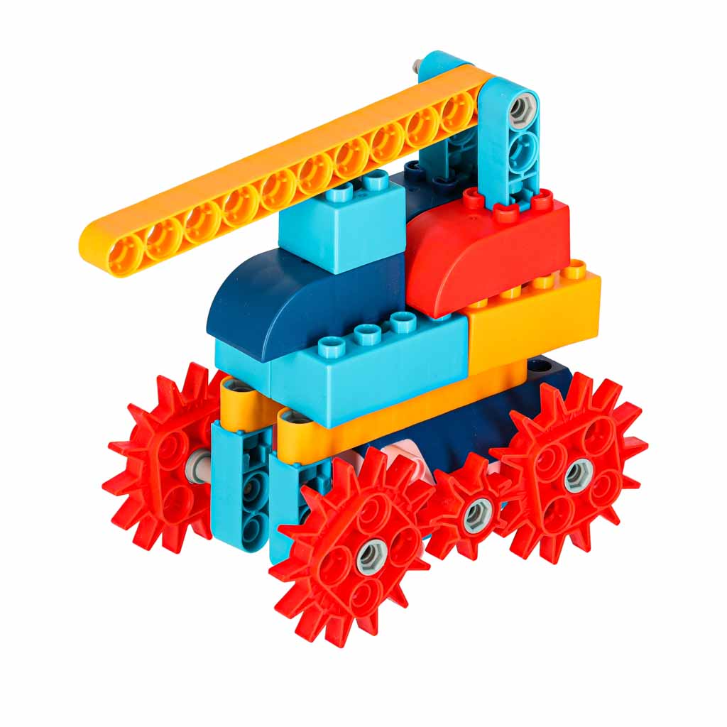 STEM Building Blocks with Motor – 116 Pieces