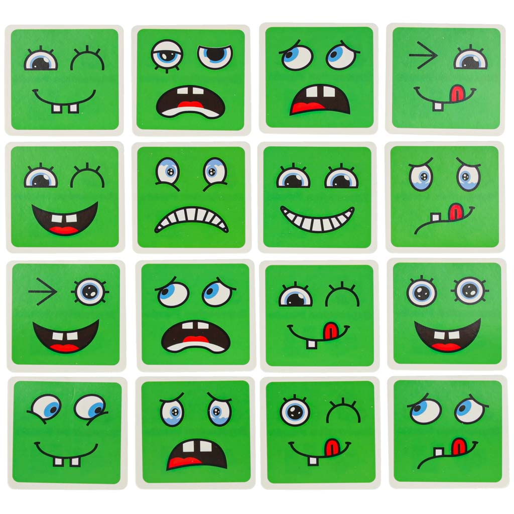 Emotion Matching Logic Game – Face Building Blocks