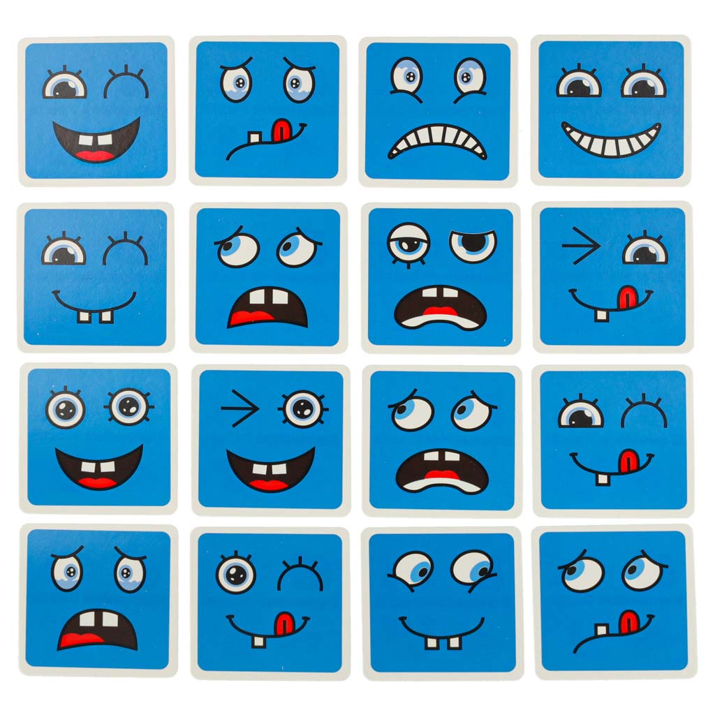 Emotion Matching Logic Game – Face Building Blocks