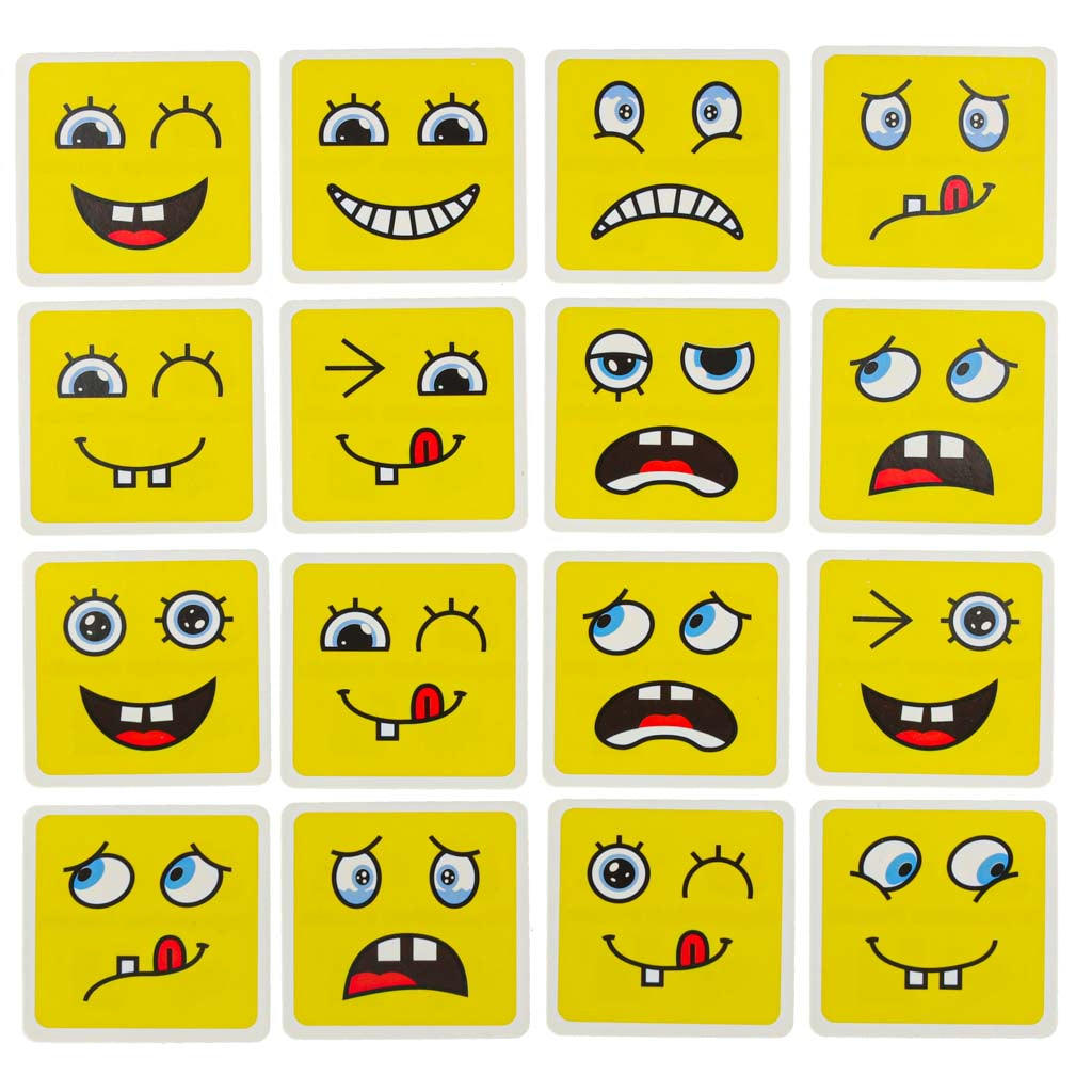 Emotion Matching Logic Game – Face Building Blocks