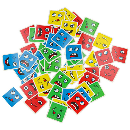 Emotion Matching Logic Game – Face Building Blocks